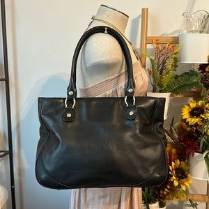Kate Spade Black Leather Satchel